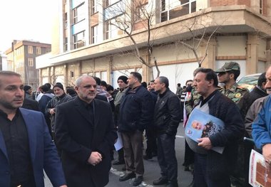 حضور وزیر آموزش‌وپرورش در مراسم تشییع سردار سلیمانی
