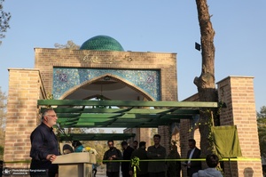 مراسم رونمایی از بنای یادمان مزار شهید سید علی اندرزگو