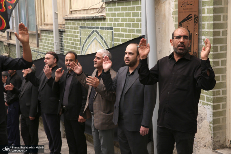 مراسم عزاداری کارکنان موسسه تنظیم ونشر آثار امام خمینی (س) به مناسبت دهه اول محرم