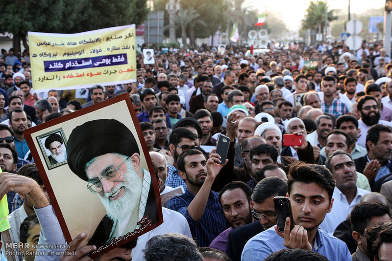 تجمع و راهپیمایی مردمی در اعتراض به آشوب های اخیر در استان 