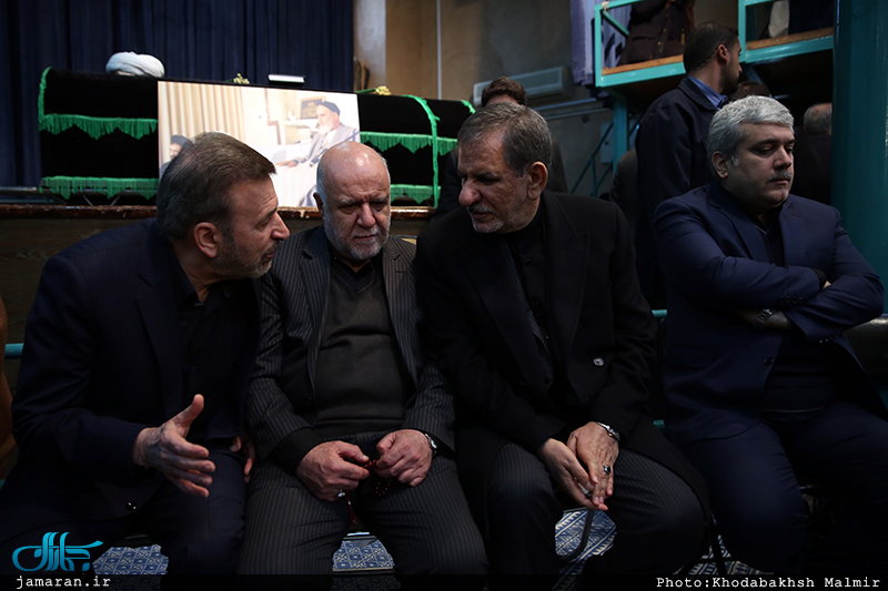 مراسم وداع با پیکر آیت الله هاشمی رفسنجانی در حسینیه جماران