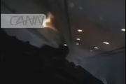 فیلمی تکان دهنده از درون هواپیمای اندونزی در هنگام سقوط