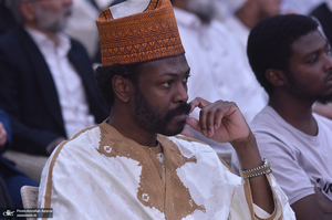 تجدید میثاق مهمانان سی و نهمین اجلاس وحدت اسلامی با آرمان‌های امام خمینی(س) -1