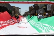گزارش تصویری حضور پرشور مردم اهواز در راهپیمایی روز قدس