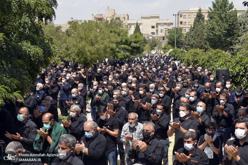 مراسم عزاداری روز عاشورا در محله شادآباد تهران