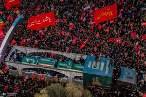 تشییع پیکر مطهر رهبر شهید انقلاب اسلامی در مشهد مقدس