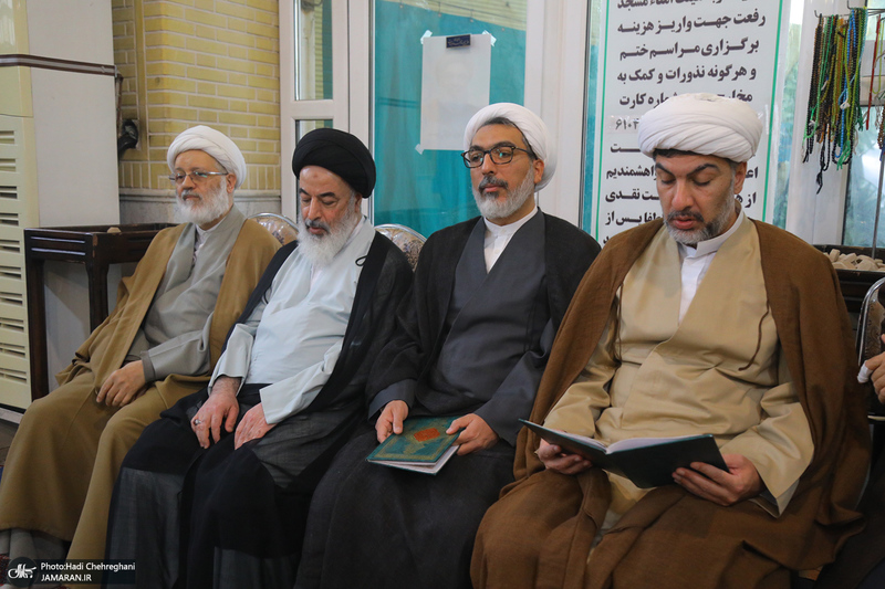 مراسم ختم مادر حجت الاسلام و المسلمین رسول جعفریان