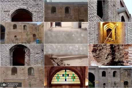 پرسش‌هایی تازه درباره نحوه حفاظت از میراث جهانی قزوین/ در کاروانسرای سعدالسلطنه چه خبر است؟ + تصاویر