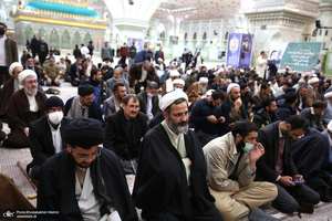 مراسم شب میلاد حضرت علی (ع) در حرم مطهر امام خمینی