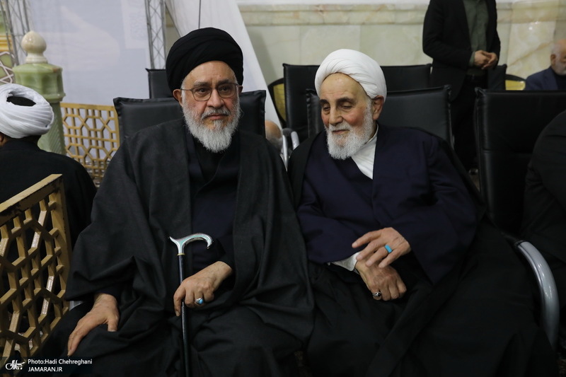 مراسم چهلم شهیدان لاریجانی در حرم مطهر حضرت معصومه (س)