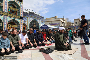 مراسم تحويل سال در آستان حضرت امام زاده صالح (ع)