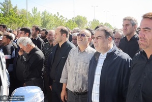 تشییع پیکر مطهر هشت شهید جنایات رژیم صهیونیستی در خمین