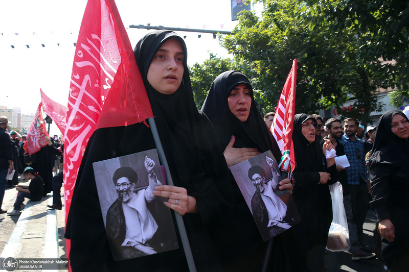 مراسم تشییع پیکر مطهر رهبر شهید انقلاب در تهران -6