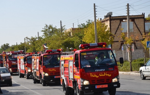 آتش نشانان مشهدی به حالت آماده باش درآمدند