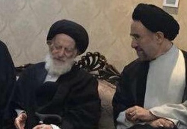  تماس تلفنی آیت الله العظمی شبیری زنجانی با سیدمحمد خاتمی