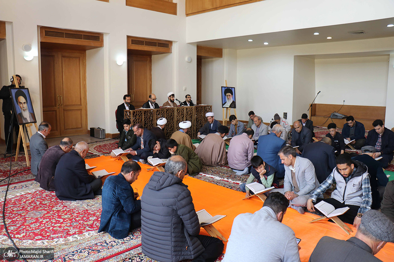 محفل انس با قرآن در بیت تاریخی حضرت امام در خمین