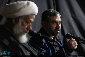 مراسم عزاداری شب بیست و هشتم صفر در محضر استاد امجد