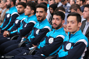 دیدار قهرمانان و مدال‌آوران ورزشی و المپیادهای علمی جهانی با رهبر معظم انقلاب