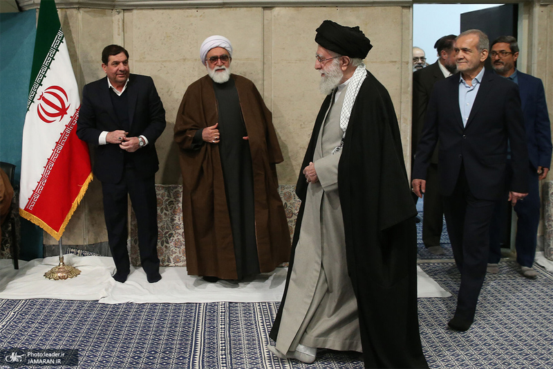 دیدار مسئولان نظام با رهبر معظم انقلاب