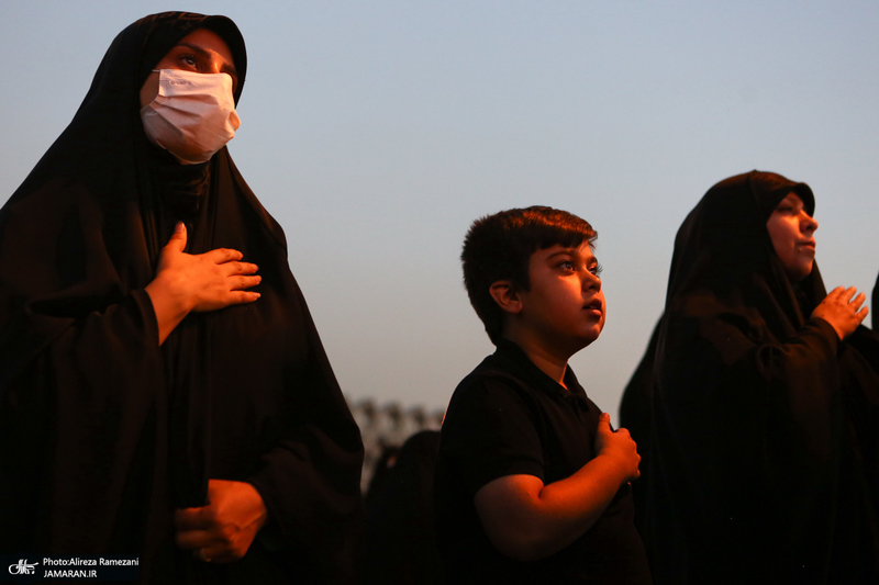 مراسم شهادت امام جعفر صادق (ع) در میدان امام حسین (ع)