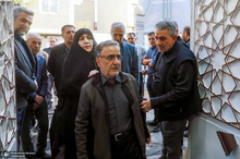 مراسم تشییع برادر سید مصطفی تاجزاده