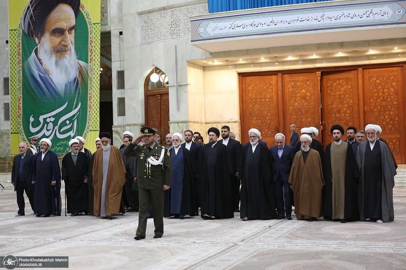 تجدید میثاق رئیس قوه قضاییه و مسئولان عالی قضایی با آرمان‌های حضرت امام (س)