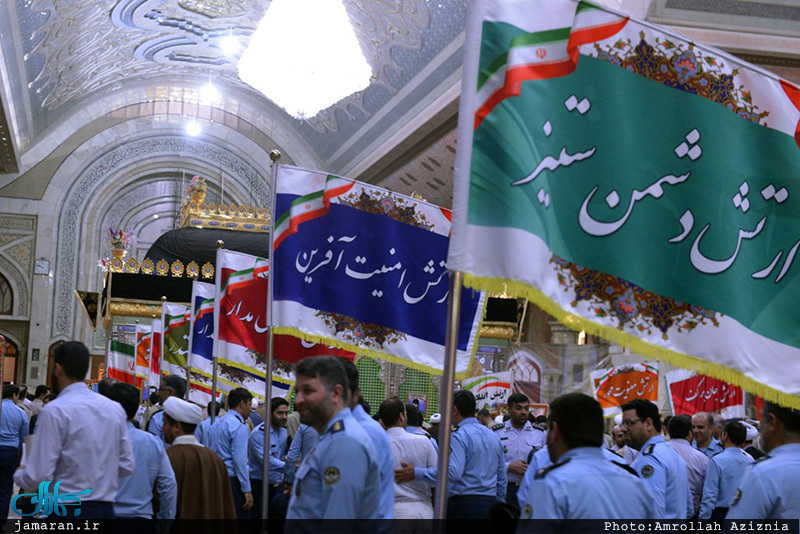 تجدید میثاق مسئولان سازمان عقیدتی سیاسی ارتش با آرمان‌های حضرت امام(س)