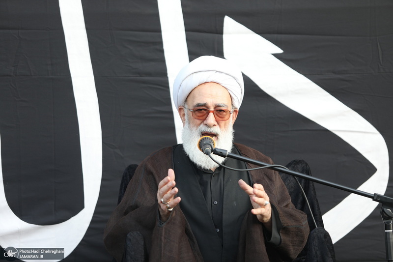 مراسم عزاداری شهادت حضرت علی(ع) با حضور آیت الله العظمی وحید خراسانی