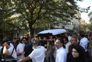 مراسم تشییع ناصر تقوایی