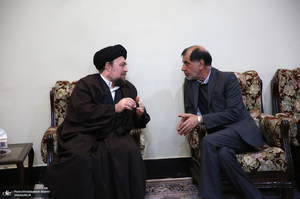 تجدید میثاق رئیس و جمعی از اعضای مجمع تشخیص مصلحت نظام با آرمان‌های امام خمینی (س)-2