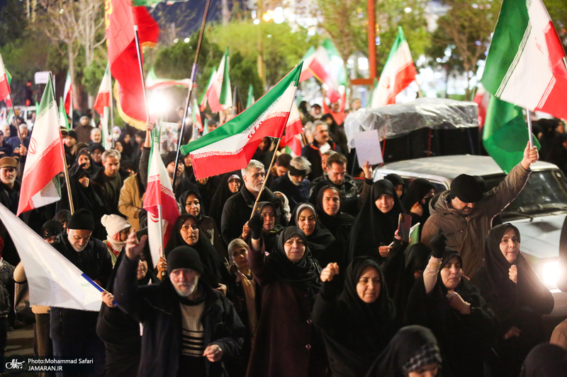 تجمع و راهپیمایی خودرویی در پرند