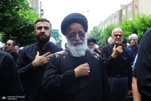 دسته عزای شهادت امام صادق(ع) با حضور آیت الله العظمی وحید خراسانی