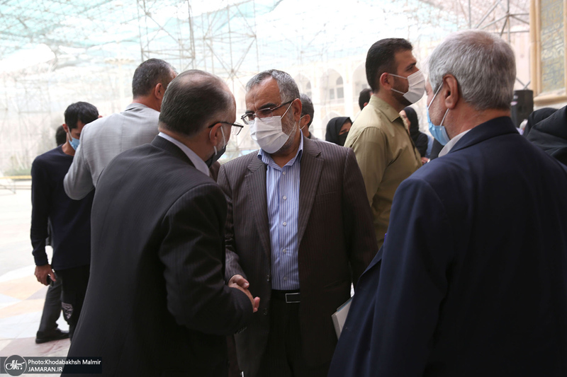 خاکسپاری پیکر حجت الاسلام و المسلمین سید محمود دعایی در حرم امام خمینی (س)