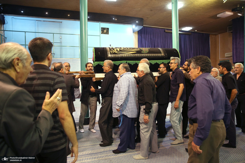 مراسم تشییع و اقامه نماز بر پیکر مرحوم جماعتی