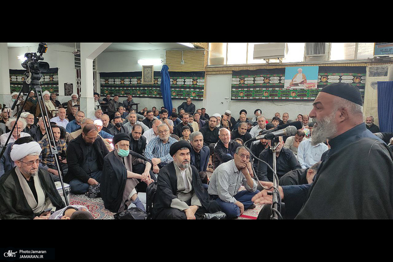 مراسم عزاداری شهادت امام صادق (ع)  در بیت آیت الله العظمی صانعی (ره)