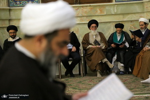 مراسم بزرگداشت آیت الله سیدجعفر خوانساری(ره) با حضور سید حسن خمینی