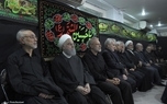 آخرین روز مراسم عزاداری حضرت عبدالله الحسین(ع) در دفتر حسن روحانی - گزارش تصویری