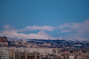 غروب خاص و زیبای تهران