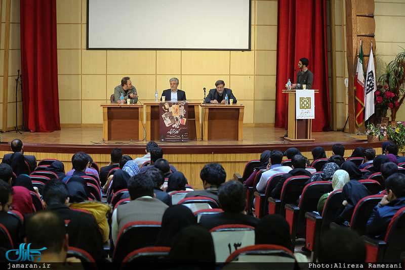 اکران دانشجویی فیلم ترور سرچشمه در دانشگاه علوم پزشکی تهران با حضور محمدرضا بهشتی و محمود صادقی 