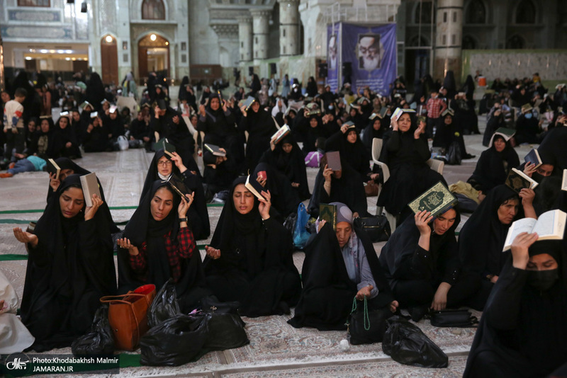 مراسم احیای شب بیست یکم رمضان در حرم امام خمینی (س) 2