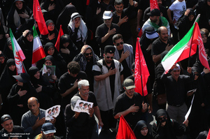 مراسم تشییع پیکر مطهر رهبر شهید انقلاب در تهران -4