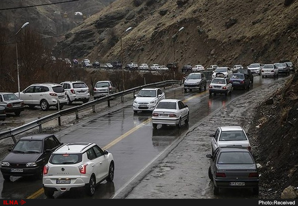 لغزندگی جاده‌های مازندران  رانندگان با احتیاط حرکت کنند