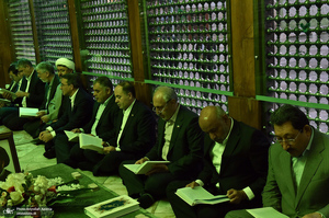 تجدید میثاق رئیس‌جمهور و اعضای دولت با آرمان‌های حضرت امام خمینی - 1