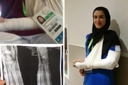دست دختر کشتی گیر ایرانی در ترکمنستان شکست +عکس