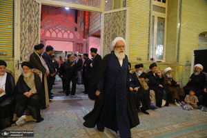 مراسم بزرگداشت همسر مرحوم آیت الله سید حسن طاهری خرم آبادی 