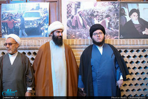 مراسم یوم الله 12 بهمن در بیت امام در قم 