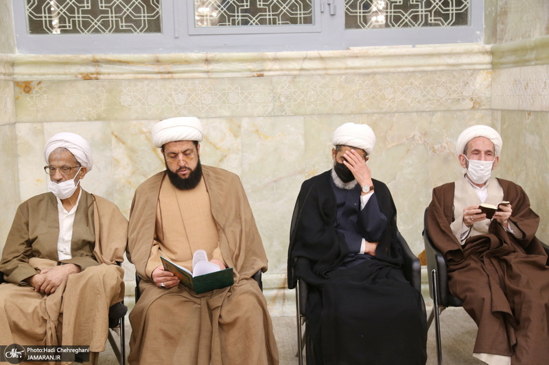 مراسم بزرگداشت آیت الله ری شهری (ره) در مسجد اعظم قم‎