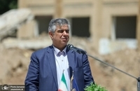 آیین خشت‌گذاری مدرسه امام خمینی(س) خمین