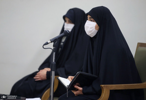 دیدار خانواده و اعضای ستاد بزرگداشت شهید حاج قاسم سلیمانی با رهبر معظم انقلاب