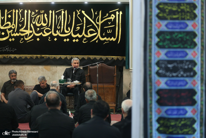 مراسم روز هفتم ماه محرم در حسینیه مکتب النبی (ص)